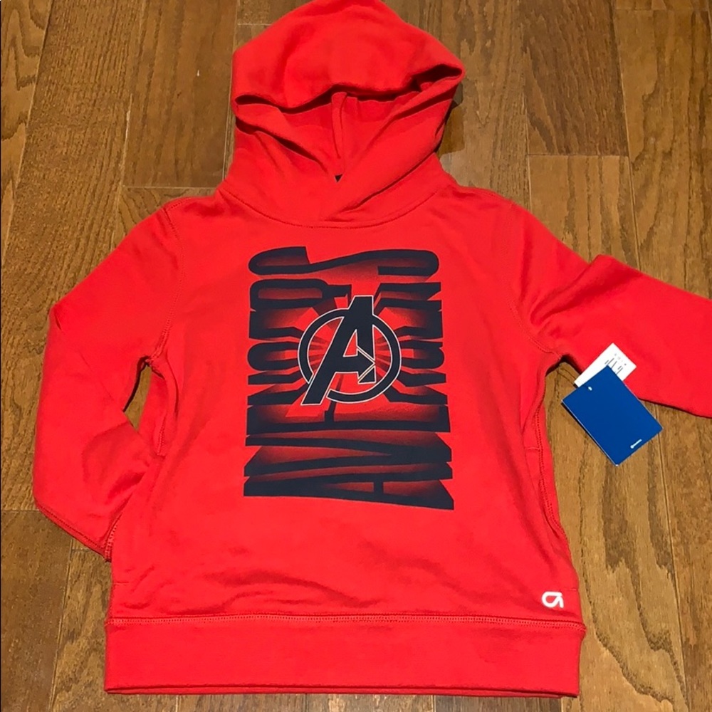 NEW GAP red Marvel hoodie